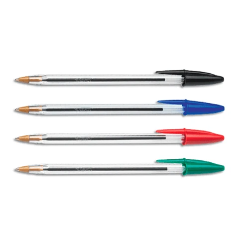 Lapiz Pasta Cristal Punta Media Azul 1 Unidad 1,0 Mm Bic