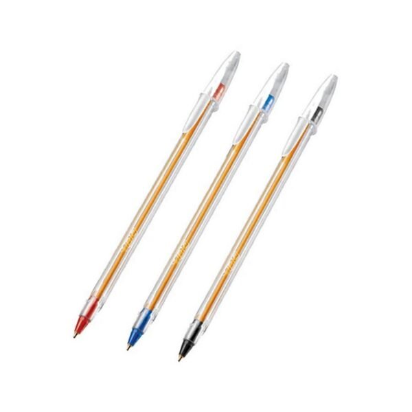 Lapiz Pasta New Orange Punta Fina Negro 1 Unidad 0,8 Mm Bic