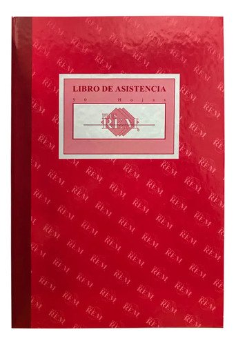 LIBRO CONTA ASISTENCIA 100H. REMMAX "AL POR MAYOR"