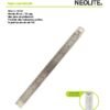 REGLA RECTA METALICA 30 CM NEOLITE