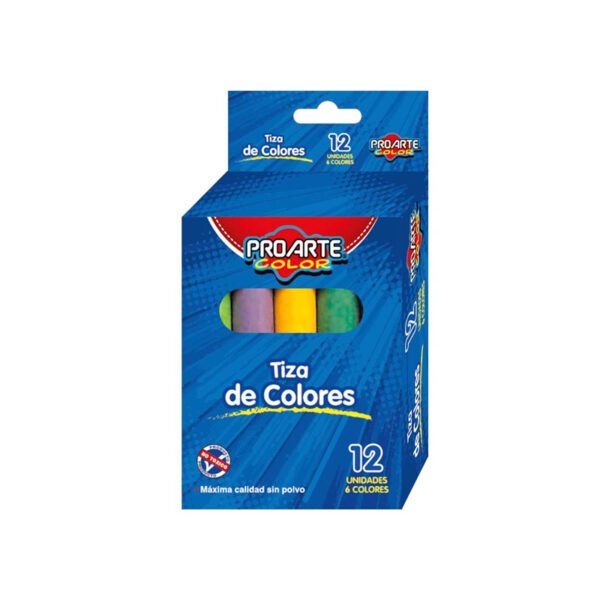 TIZA COLOR 12 PANES PROARTE