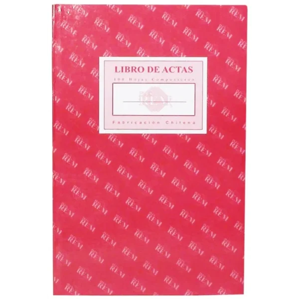 LIBRO CONTA ACTA COMPO 100H. REMMAX
