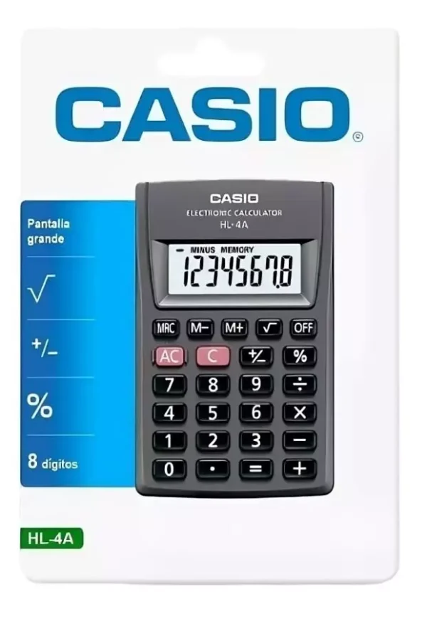 CALCULADORA CASIO HL-4