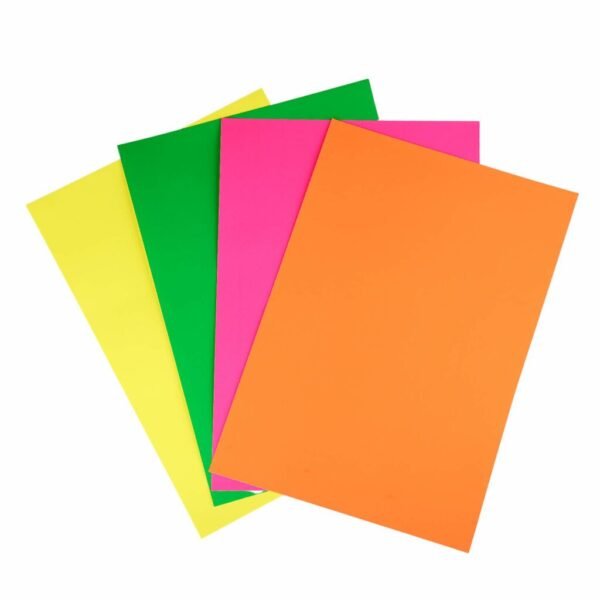 BLOCK CARTULINAS FLUORECENTES TORRE IMAGIA