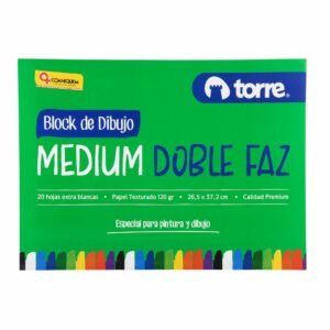 BLOCK DIBUJO 99 MEDIUM 1/8 TORRE DOBLE FAZ