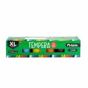 TEMPERA 12 COLORES TORRE XL 22ML