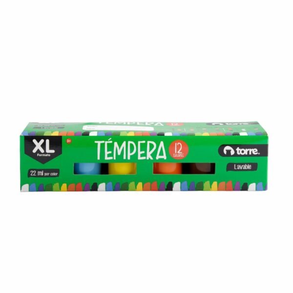 TEMPERA 12 COLORES TORRE XL 22ML