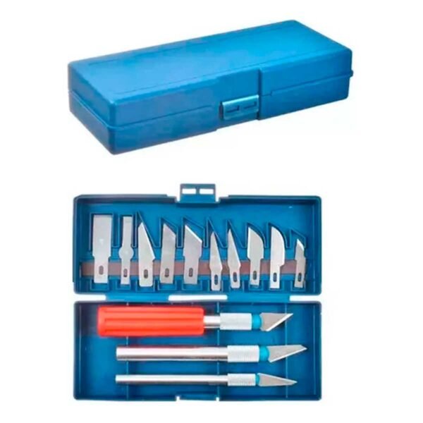 JUEGO DE CUCHILLOS PARA GRABADOR Y CORTE 13 PCS