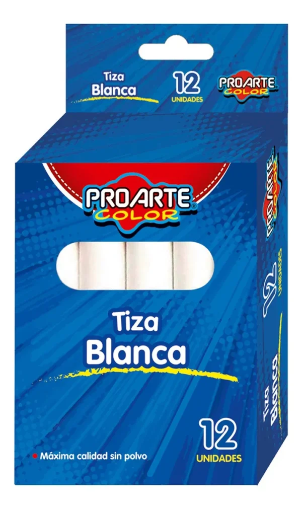 TIZA BLANCA 12 PANES PROARTE