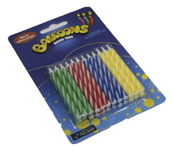 D_NQ_NP_2X_867614-MLA79239850010_092024-F Set de 24 Velas de Cumpleaños Balloons