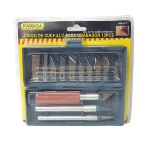 gubia-set-de-cuchillos.jpg JUEGO DE CUCHILLOS PARA GRABADOR Y CORTE 13 PCS