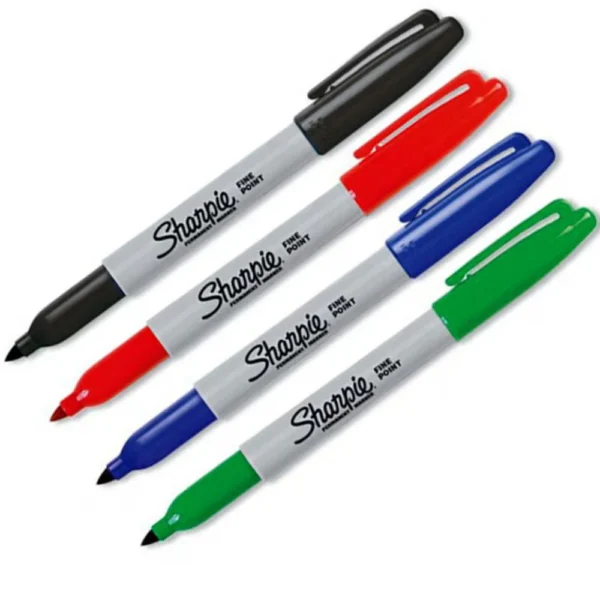 marcadores-sharpie-basicos-4-unidades PLUMON PERMANENTE SHARPIE VARIEDADES