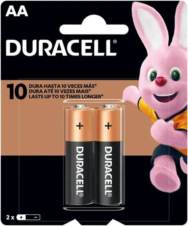 PILAS CHICA AA DURACELL PAQ.2 UNIDADES