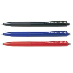 Lapiz Pasta PILOT  Retractil Bp1-M Azul Y Negro