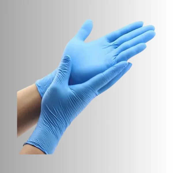Guantes de Nitrilo Celeste GloveLife Talla «M»