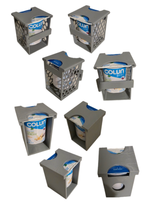 Diseño sin título Protector de Yogurt Anti-Derrames para Mochila y Oficina (Personalizable)
