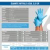 Guante Protect de TOPSAFE Nitrilo Azul Talla «M» (100u)