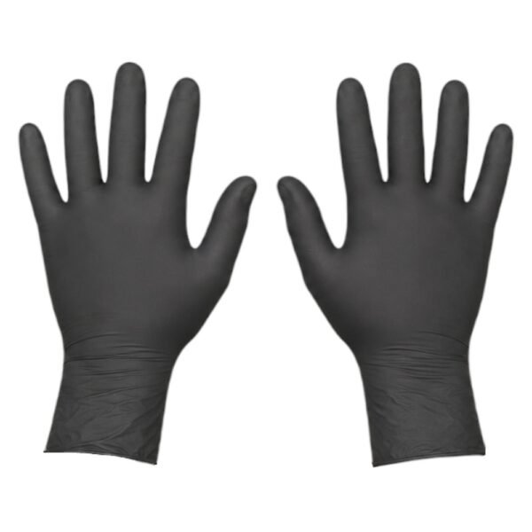 Guante Protect de TOPSAFE Nitrilo 3.5 NegroTalla «M» (100u)