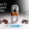 Pack de 3 Organizador de Cables - Clip para Cables - Enrollador de Cables tipo C