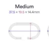 Pack de 3 Organizador de Cables - Clip para Cables - Enrollador de Cables tipo C