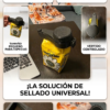 Clip con Tapa Para Cerrar Envases De Cafe Mate Azúcar Harina etc