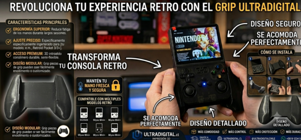 Soporte Ergonómico Para Consola Retro