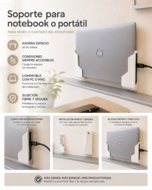 Soporte de Muro o Escritorio para notebook o Laptop
