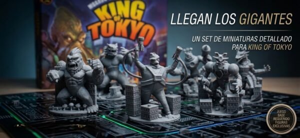 1790813065874 King of Tokyo - Miniaturas – Figuras Exclusivas (Set Completo o Individual)