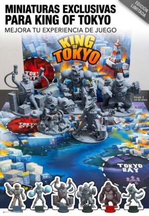 King of Tokyo - Miniaturas – Figuras Exclusivas (Set Completo o Individual)